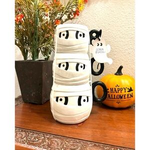 NEW TIKTOK VIRAL HALLOWEEN MUMMY STACKABLE MUG SET OF 3 SKELETON SUGAR SKULL